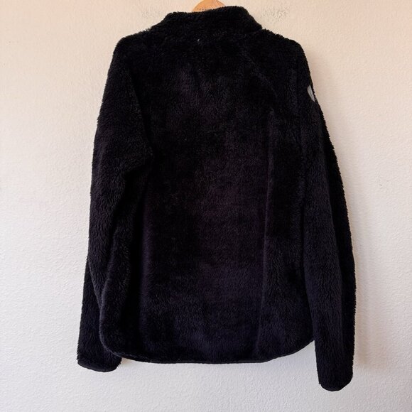 Oregon Womens Black Fleece Sweater Size Medium Half Button Up Colosseum - Picture 8 of 9